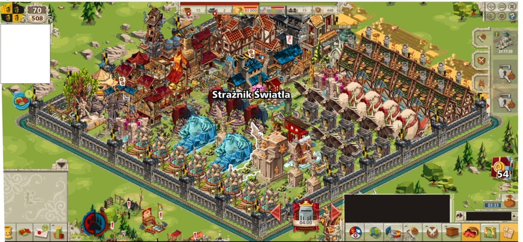 Goodgame Empire 70 lvl 520 legendarny z wioskami