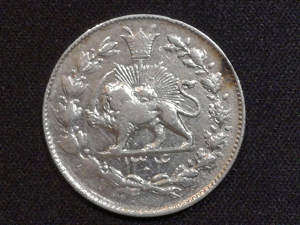 Iran 1000 Dinars 1925-30 r. Srebro. 139/1