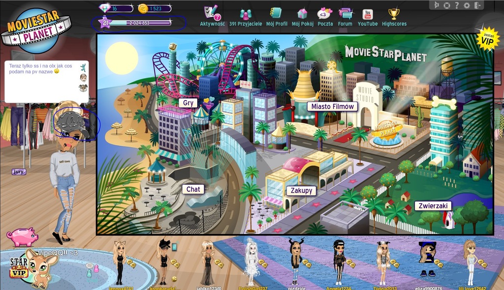 Konto na Msp(Moviestarplanet\)