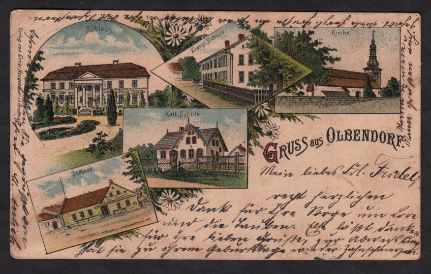 #1 / Gnojna - Olbendorf - Gruss - Szkoła - Pałac
