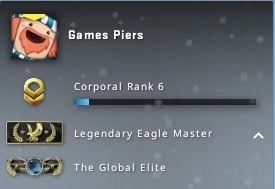 Konto Steam CS:GO Ranga Lem +Prime+Global wingman