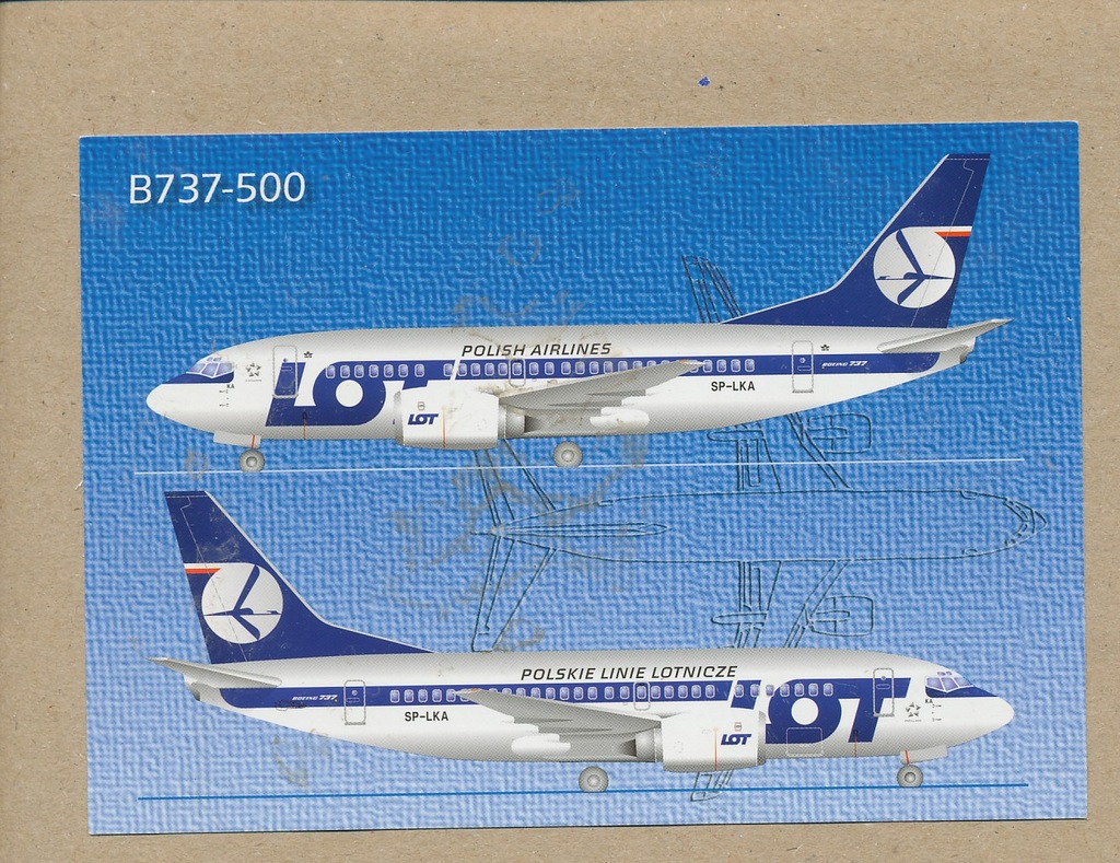 SAMOLOT - BOEING 737-500 PLL LOT