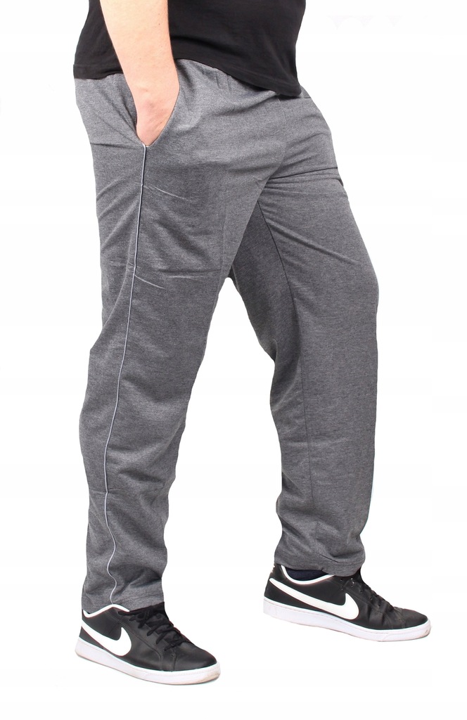 spodnie DRESOWE męskie PROSTA nogawka dresy L - 7472722805 - oficjalne