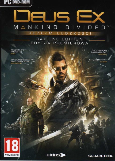 Deus Ex Mankind Divided Rozłam Ludzkości D1 BOX