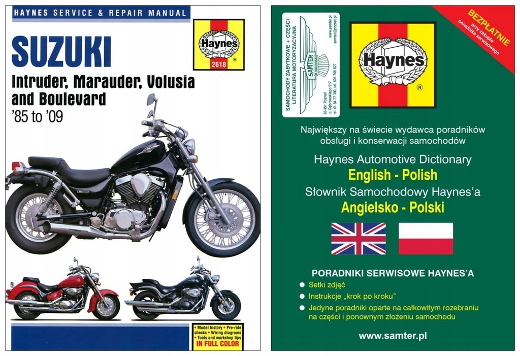 Suzuki Intruder Marauder Volusia Boulevard Manual 85-04 Owners Shop Book Service 