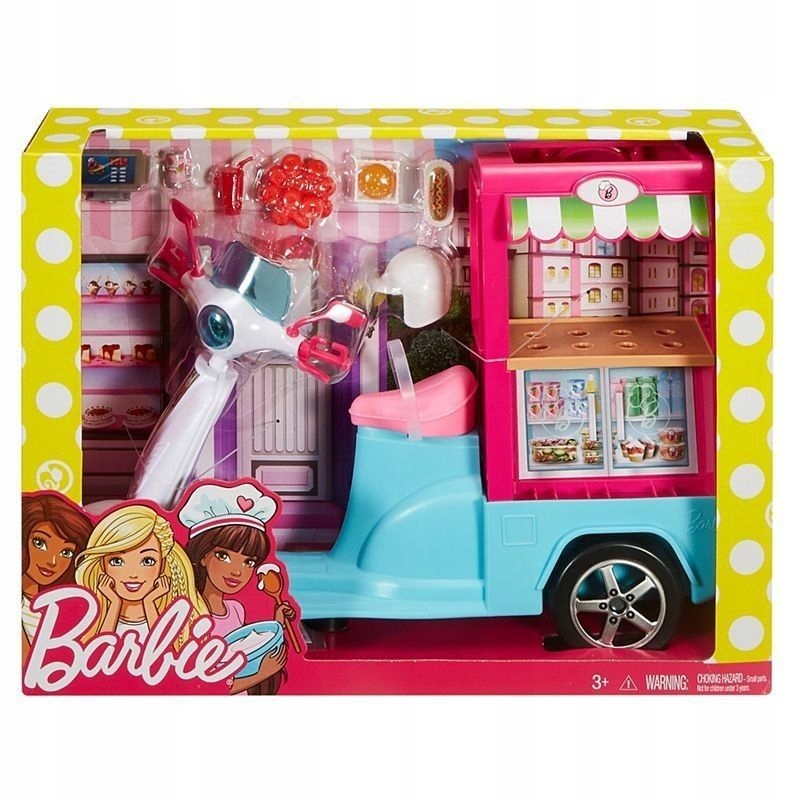 Skuter Barbie Mobilny bufecik