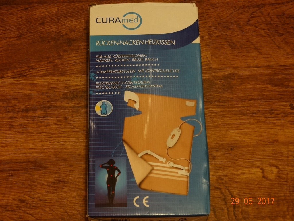 Elektryczny podgrzewacz karku i pleców CURAMED