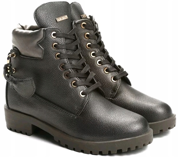 VICES 1302-6 D.GREY R 38 BOTKI kłódka obuwie buty