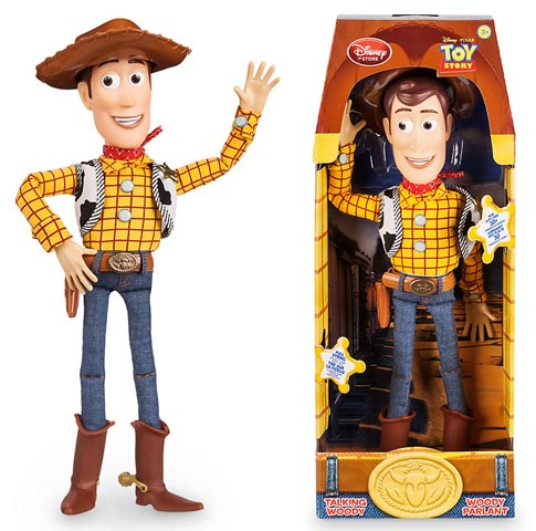 Toy Story 3 Szeryf CHUDY Woody 38 cm MÓWI wer.2017