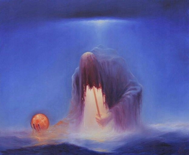 Self creation - Mariusz Lewandowski. Jak Beksiński