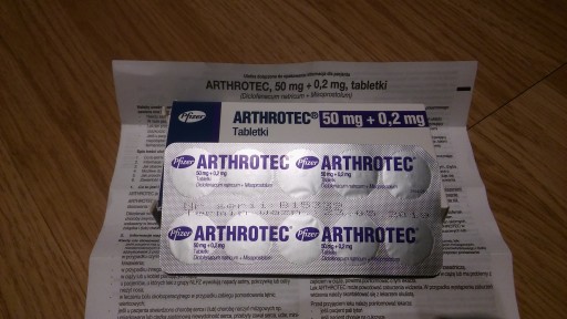 Pfizer ARTHROTEC 50 Misoprostolum