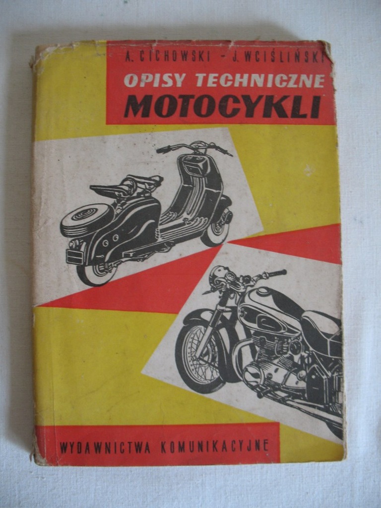 CICHOWSKI ... OPISY TECH MOTOCYKLE SKUTERY 1958 R