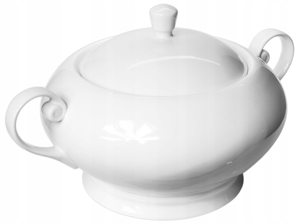 WAZA do zupy 2,9 litra BIAŁA PORCELANA WAZY ZUPA
