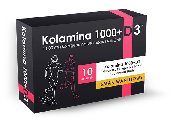 KOLAGEN Na Stawy KOLAMINA + Wit. D3 10 saszetek