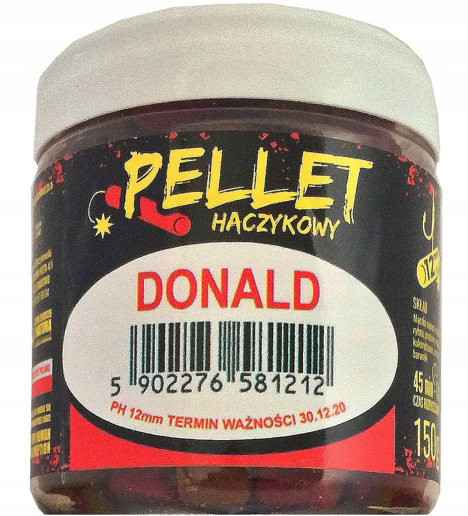 Pellet haczykowy donald 12mm 150g Aqua Star