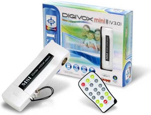 Tuner TV USB DVB-T MSI DIGIVOX mini II Oryginalny