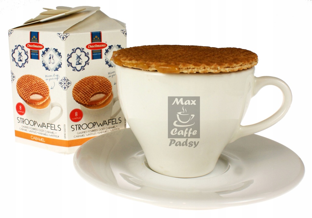 Wafle holenderskie Karmelowe STROOPWAFELS 8 szt