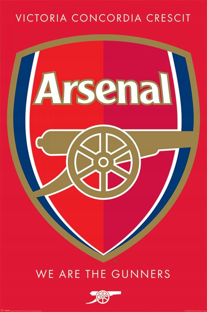 Arsenal Londyn FC Godło - plakat 61x91,5 cm