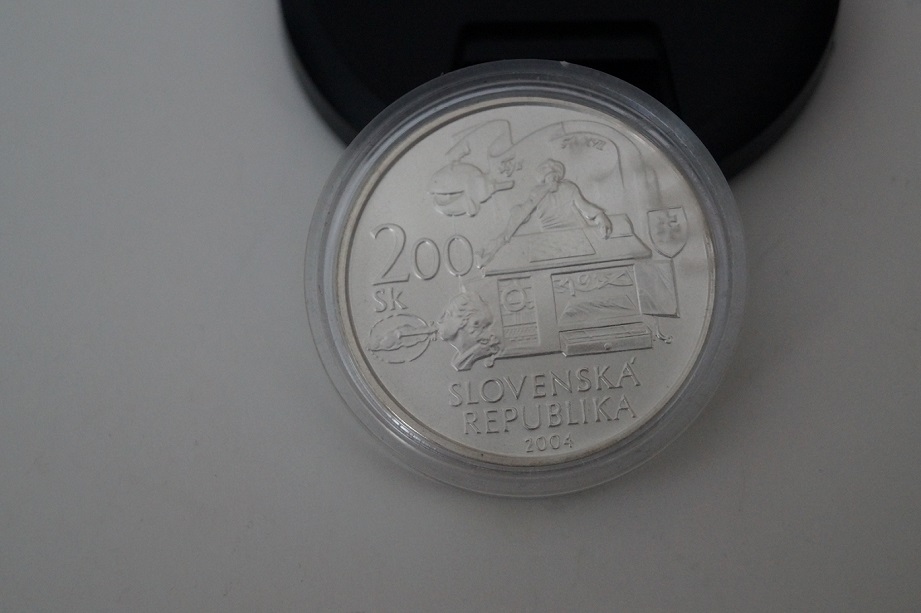 200 sk koron 2004 r. Słowacja okol rarytas BCM RR