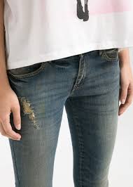 MANGO jeans 38 M Arizona przecierane jeansy