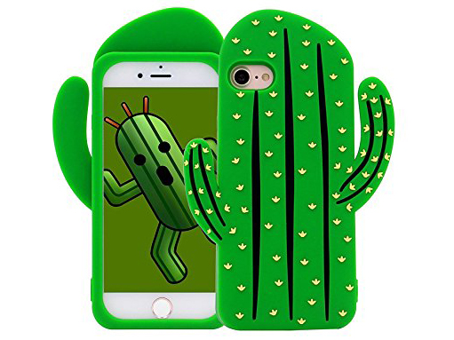 CASE ETUI FUTERAŁ SILIKON iPhone 6 6S KAKTUS