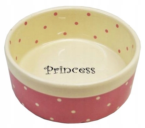 Yarro/Moderna Miska ceramiczna Princess różowa 13x