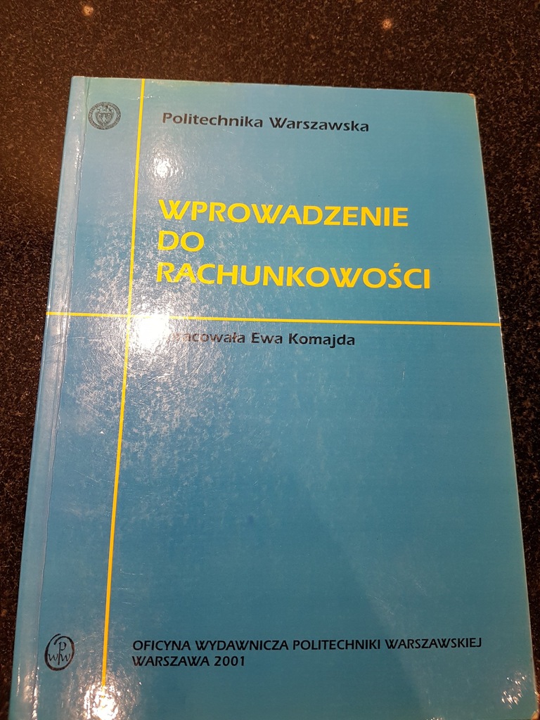 Wprowadzenie do rachunkowości, Ewa Komajda, 2001r.