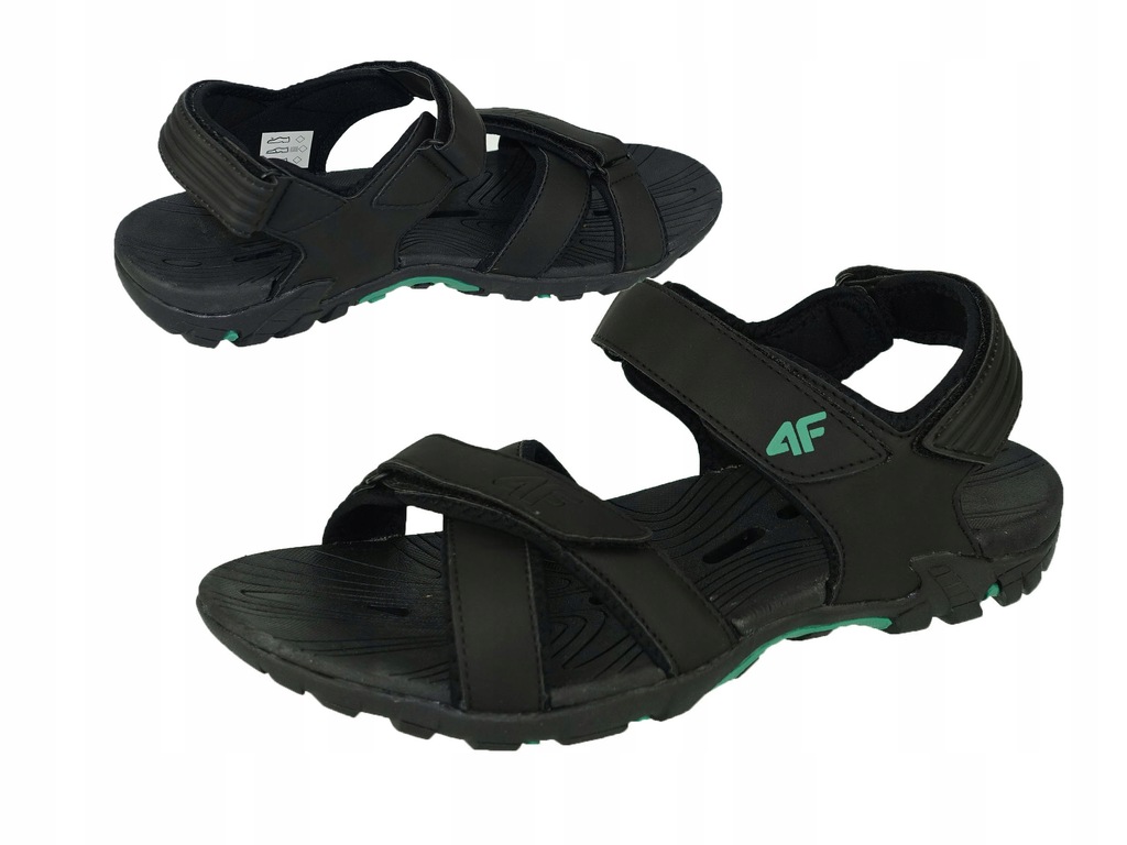 4F SANDAŁY MĘSKIE SPORTOWE H4L18 SAM002 CZARNY *42