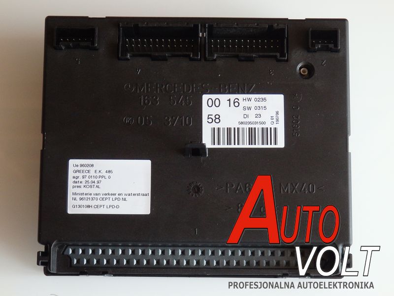 MERCEDES ML W163 MODUL SAM BSI 1635450016 LIFT