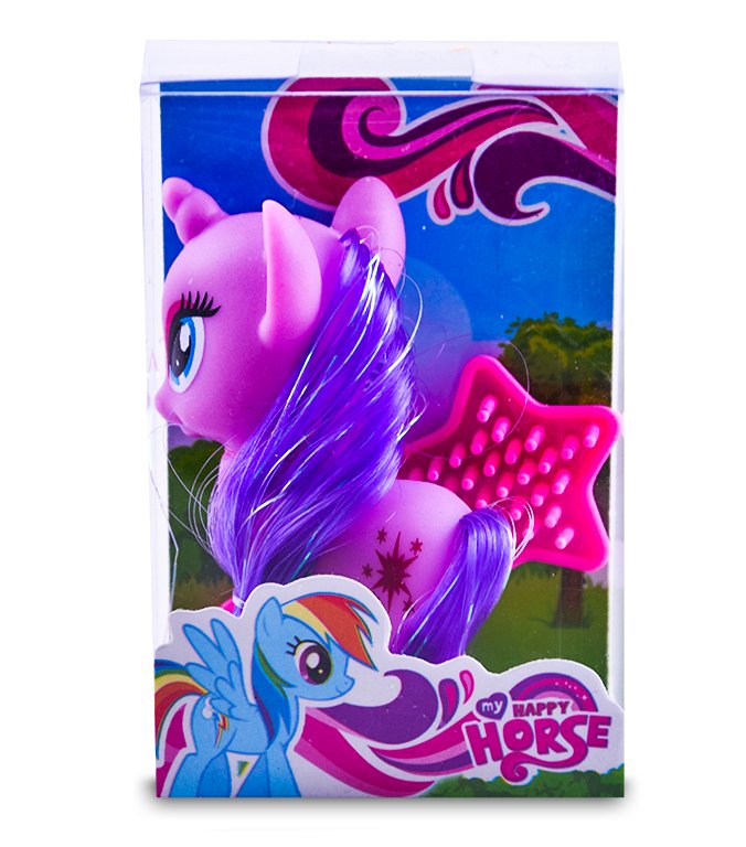 KUCYK KONIK MY HAPPY HORSE GRZEBYK DO CZESANIA r