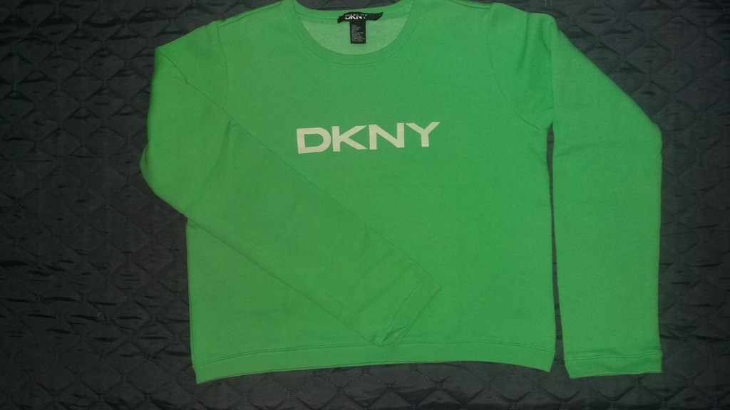 DKNY, zielona bluza, rozmiar M/L