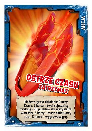 karty LEGO NINJAGO 2 Ostrza zatrzymania czasu 139