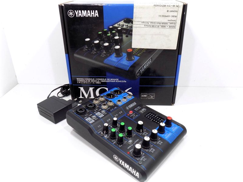 ŚWIETNA KONSOLA YAMAHA MG 06 MIKSER 6 KANAŁOWY