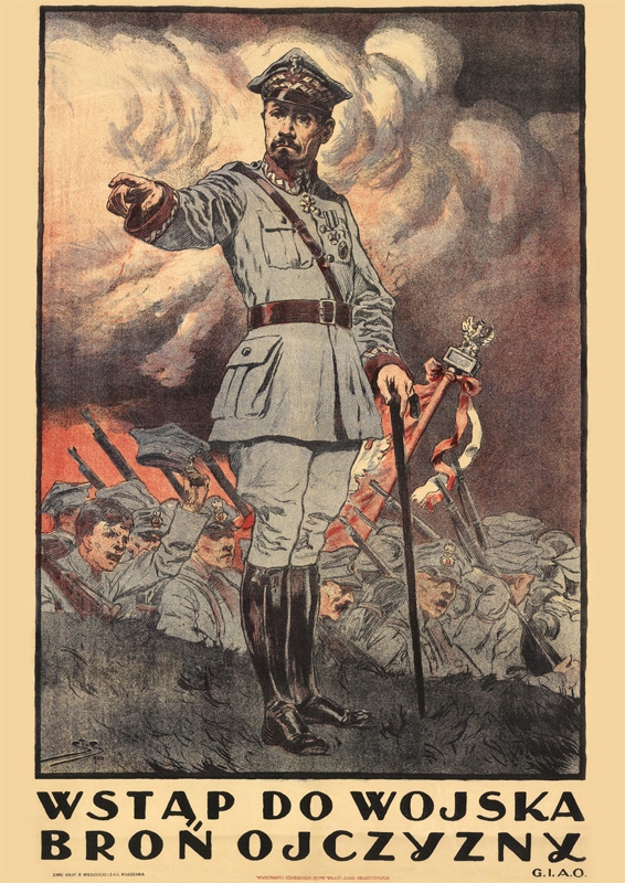 Plakat Wstąp do Wojska! Broń Ojczyzny (Haller) A3