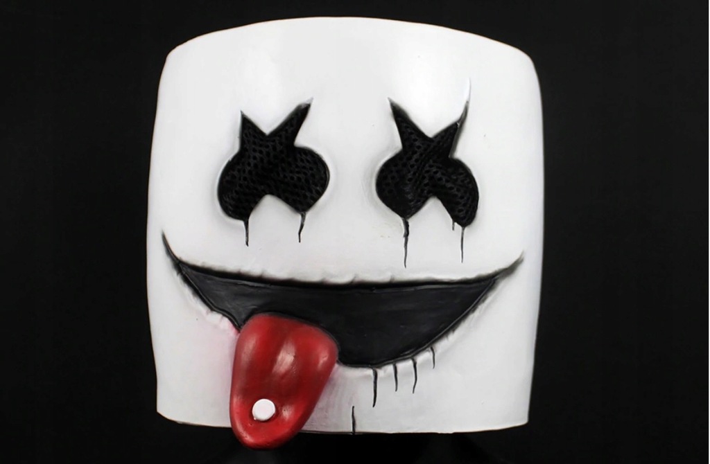 MASKA LATEKSOWA DJ MARSHMELLO KARNAWAŁ PRZEBRANIE
