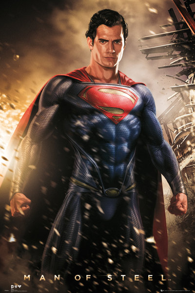 Superman Człowiek ze Stali - plakat 61x91,5 cm