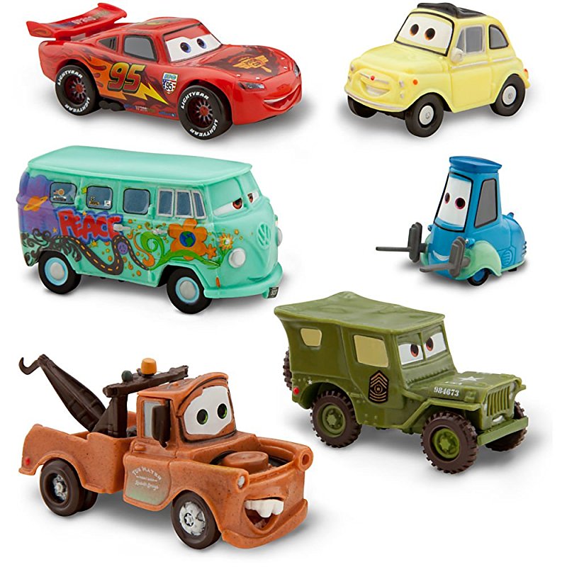 SAMOCHODY FIGURKI AUTA CARS DISNEY PIXAR 6SZT