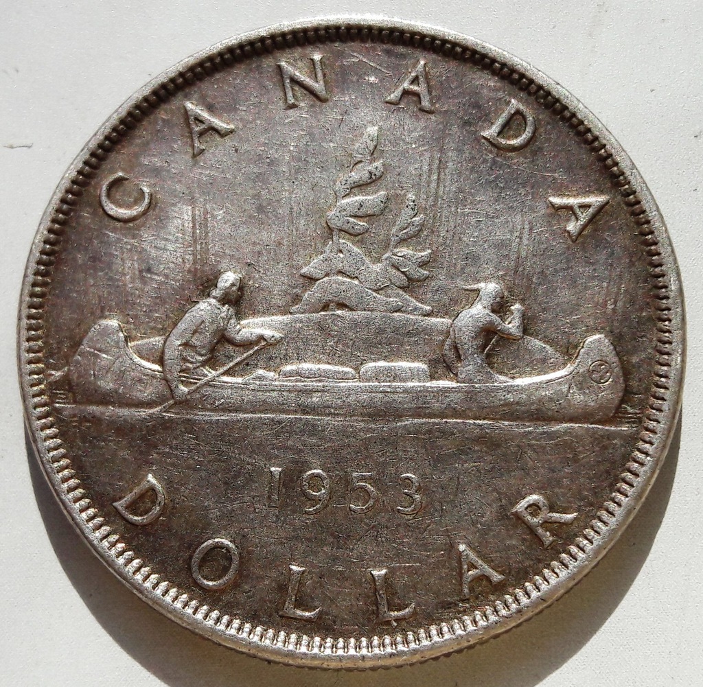 Kanada dollar 1953   ładna !!!