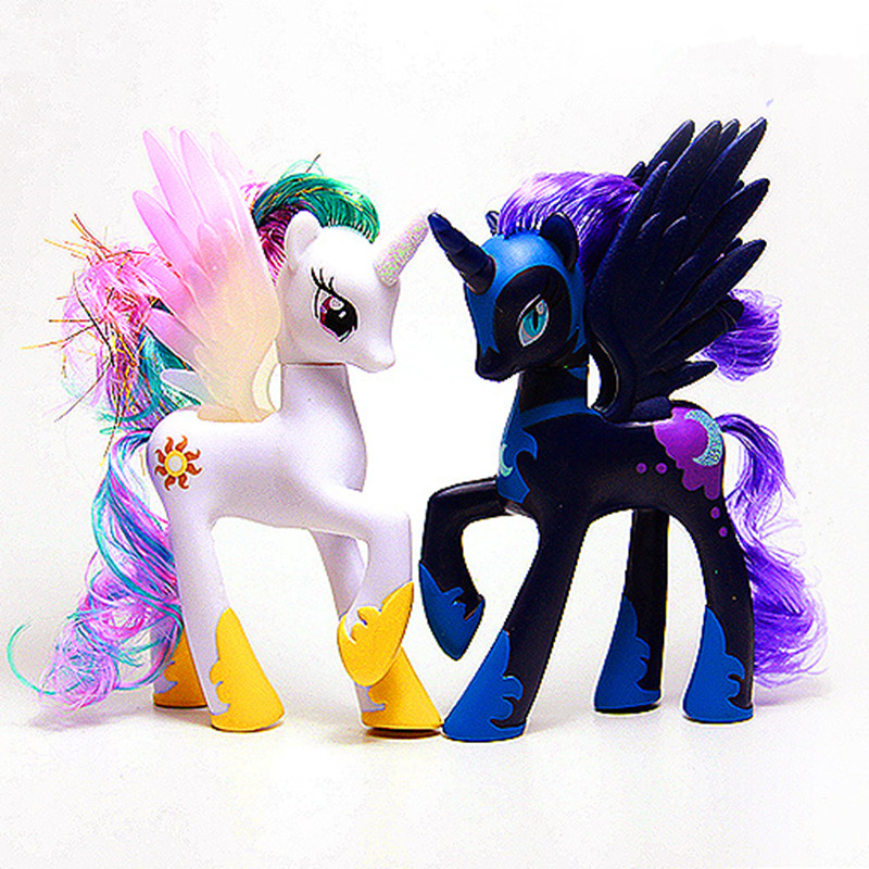 MY LITTLE PONY KSIĘŻNICZKA LUNA CELESTIA 2szt 14cm