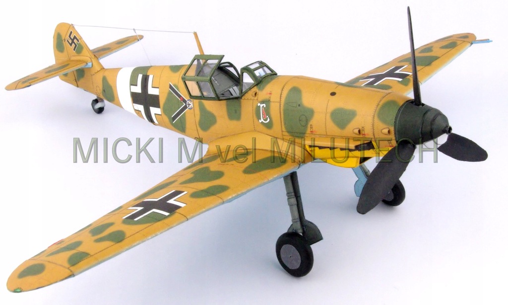 Mały Modelarz Messerschmitt 109 G-2 Trop