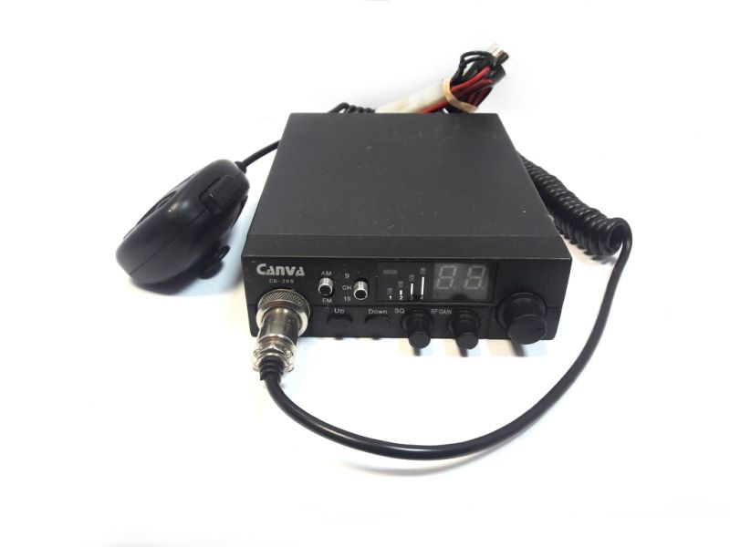 CB RADIO CANVA CB-268 Z ANTENĄ