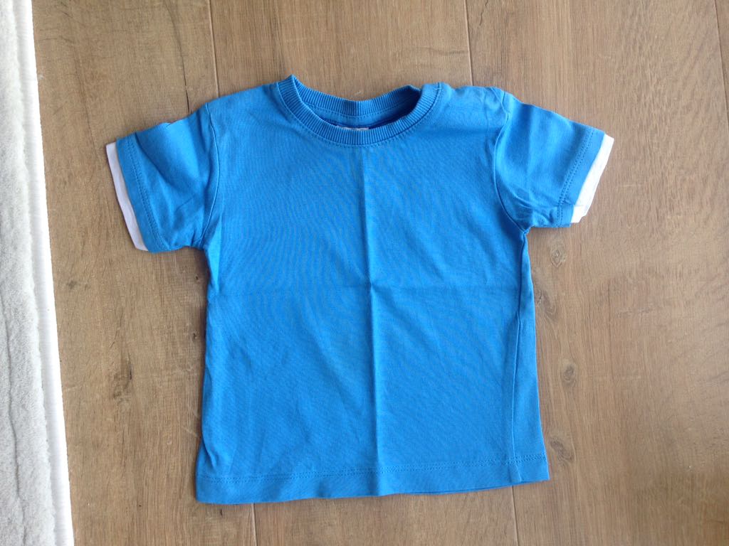 Koszulka t-shirt ZARA BABY 68 74 niebieska