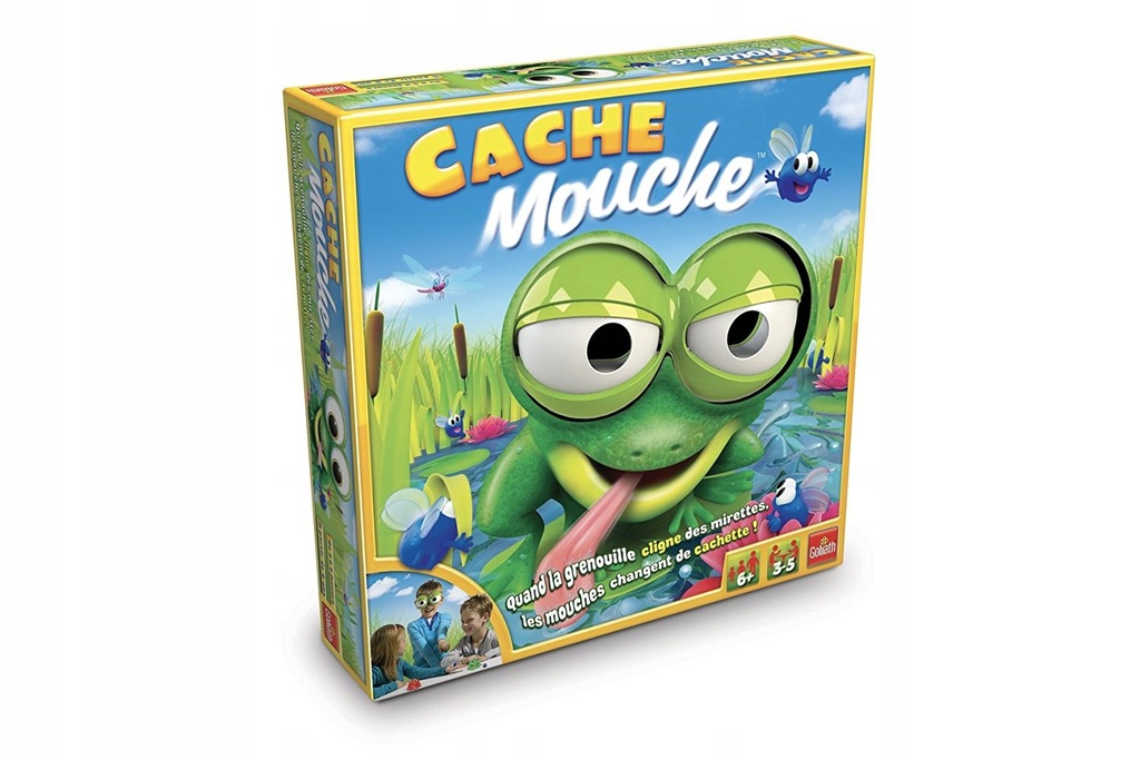 Goliath 70392 Złap Muchy Gra Zręcznościowa Żaba