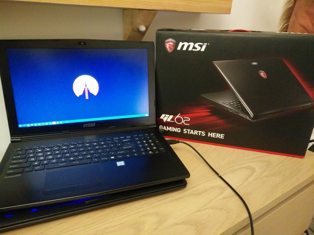 Laptop gamingowy MSI GL62 6QD i5 GTX950 Gwarancja