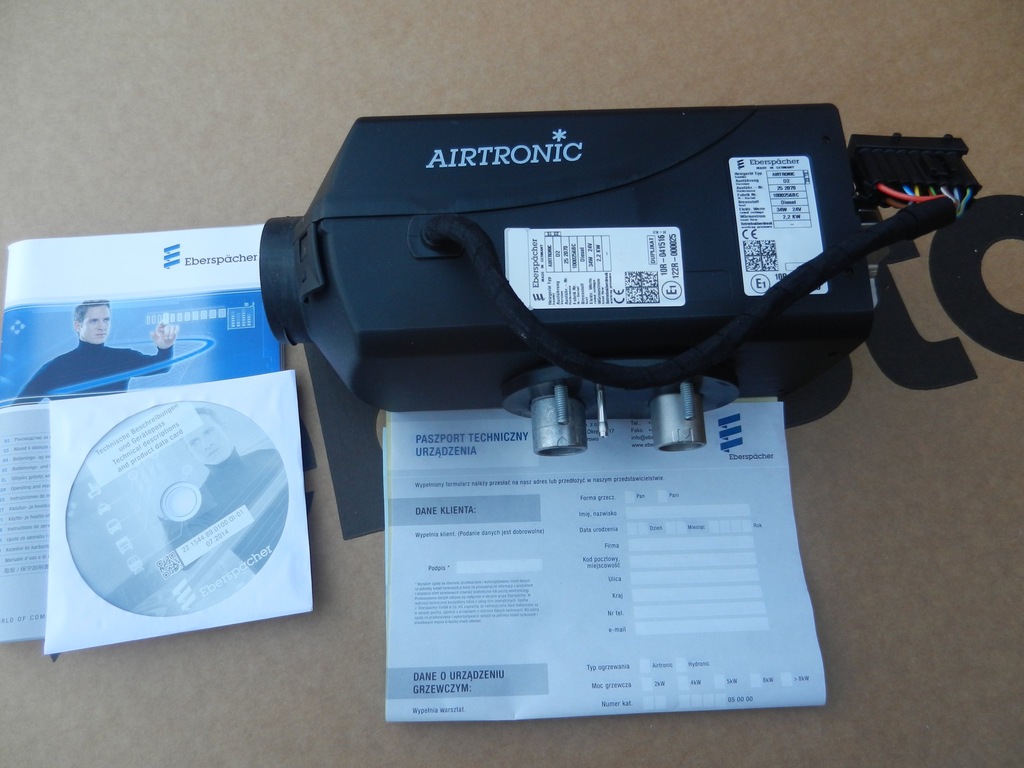 OGRZEWANIE EBERSPACHER AIRTRONIC D2 12 i 24V F-V