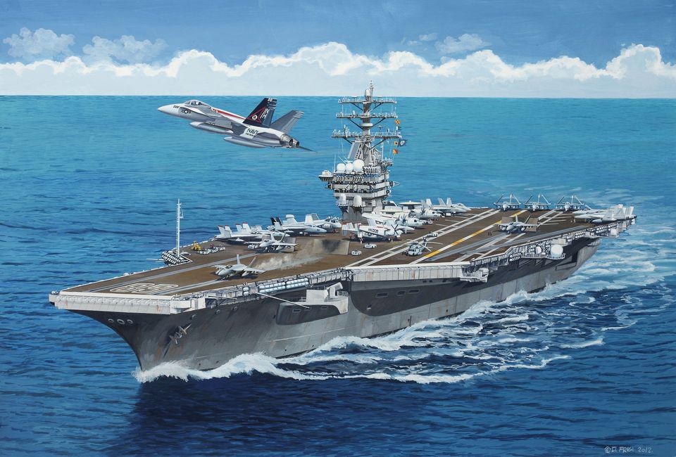 REVELL 1:1200 U.S.S. Nimitz (05814) MODEL STATKU