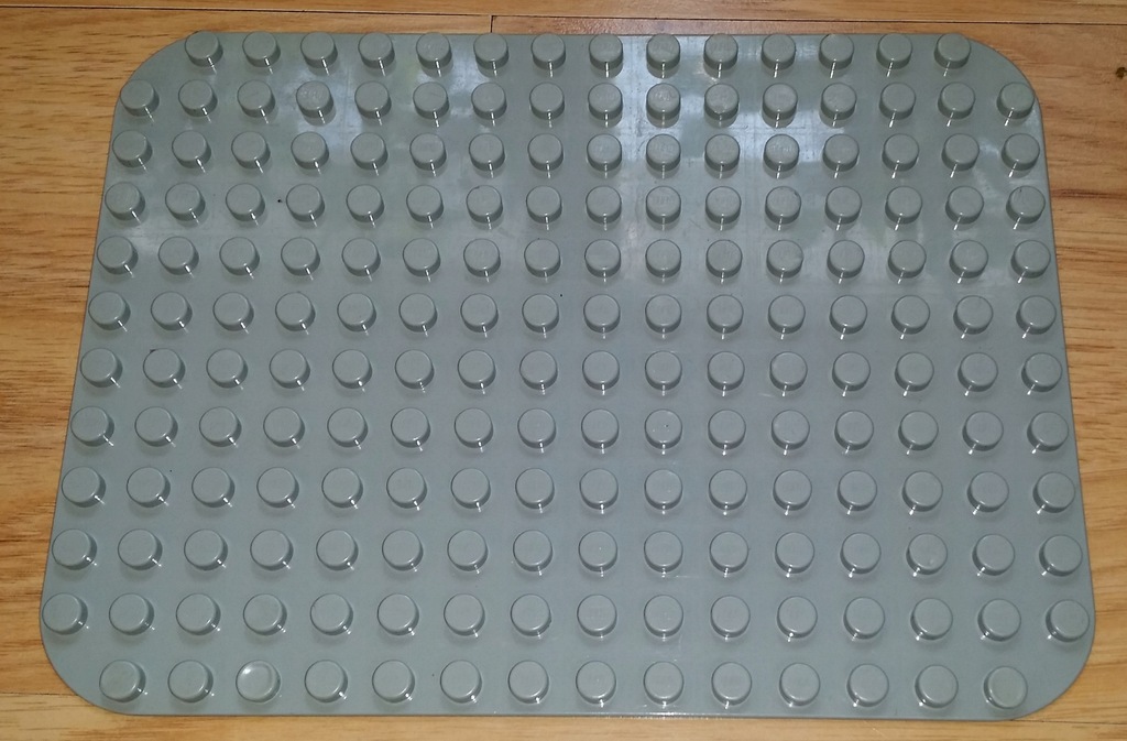 LEGO DUPLO Szara Płytka Konstrukcyjna 12 x 16