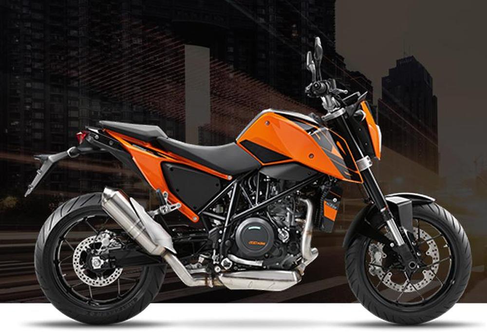 Motocykl KTM 690 Duke orange ABS 2017 DEMO