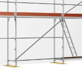 Zestaw Rusztowania LAYHER szer. 5,14m wysokosc 6m