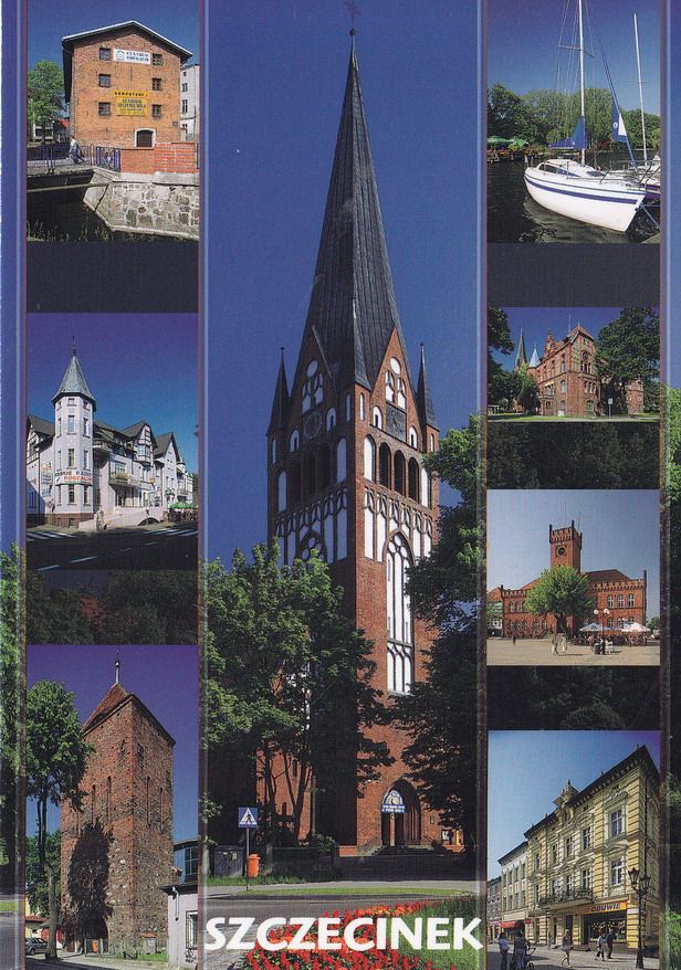 SZCZECINEK- KOŚCIÓŁ ŚW.MIKOŁAJA- SPICHLERZ- ORDONA